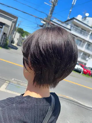 ショート 坂田 優子のヘアスタイル