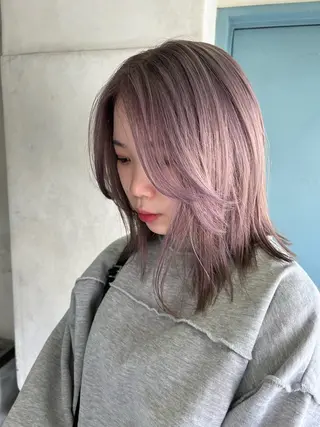 セミロング Terve. 水野 菜々香のヘアスタイル