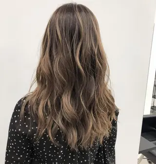 ロング カラー ブリーチ&似合せボブ 田中寛十のヘアスタイル