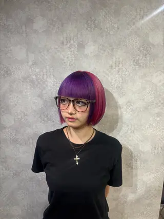 カラー ギャル/ハイトーン 特化/ルイヤのヘアスタイル