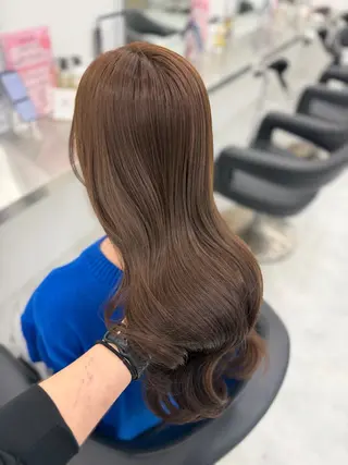 カラー 透ける透明感カラー 🎀anju/渋谷のヘアスタイル