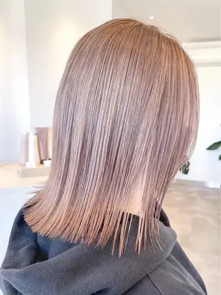 ミディアム 冬に映える暖色カラー 🎀Kanon♡のヘアスタイル