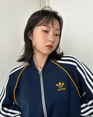 ミディアム SHINDO MIYUのヘアスタイル