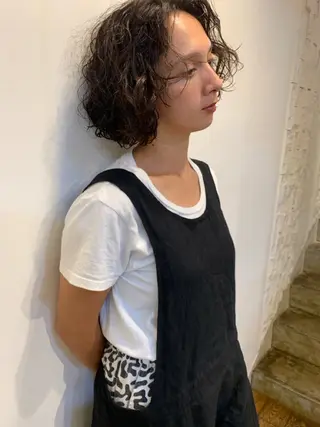 ミディアム パーマ 【takk】 ナカヤママサヨシのヘアスタイル