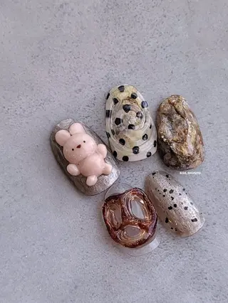 ネイル 3dパーツ/流行り 👧shushu❤️のネイルデザイン