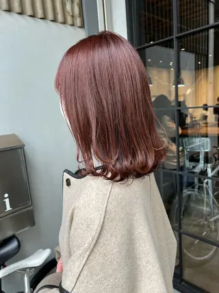 ミディアム カラー 野々村 朋美のヘアスタイル