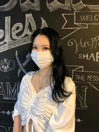 ロング the OSCAR所属・韓国ヘアスタイリスト Harukaのヘアスタイル