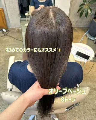 ミディアム カラー ANLY.meijijingumae所属・暗髪カラー/ 透明感カラー/真菜のヘアスタイル
