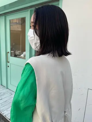 ミディアム Chiho / 梅田 / ボブ/ パーマのヘアスタイル