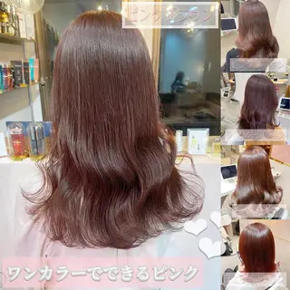 ミディアム カラー 新宿/韓国ヘア 中明度カラー/かやのヘアスタイル