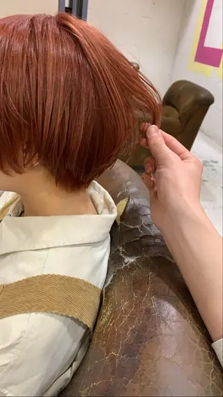 ショート カラー La Lauren所属・ダブルカラー/透明感 💈JUNYA💈のヘアスタイル