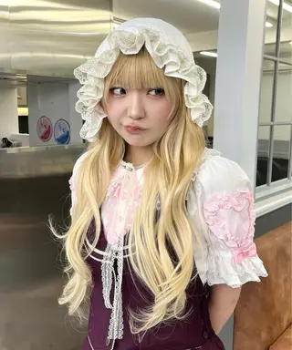 ロング カラー Beleza shibuya所属・柏木 理那のヘアスタイル