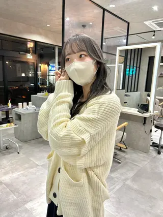 ミディアム カラー mood tatemachiのヘアスタイル