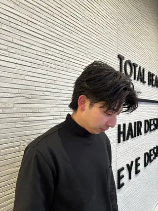 パーマ メンズ 平日モデル価格あり メンズ人気/水橋柊太のヘアスタイル