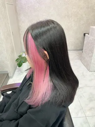 ミディアム 🦋ハイトーン🦋 石山 希理🦋のヘアスタイル