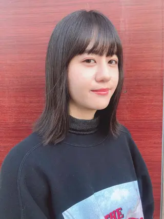 ミディアム Loom .by Sea  ルームバイシー所属・レイヤー/前髪/ 韓国/CHIHIROのヘアスタイル