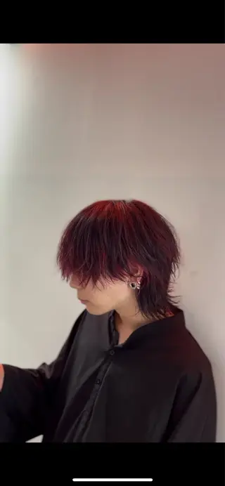 カラー メンズハイトーン 北斗💍レイヤーのヘアスタイル