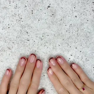 ミディアム カラー パーマ ヘアアレンジ メンズ キッズ ネイル マツエク・マツパ Salon Ｋのネイルデザイン