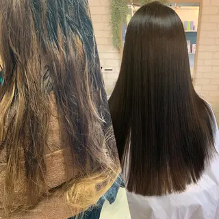 ロング カラー 佐治 加奈子のヘアスタイル