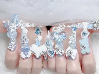 ネイル MoMoA Nail ネイル長さ出し専門店のネイルデザイン