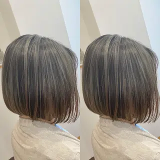 ショート カラー KIZU 髪質改善 オカルト怪談のヘアスタイル