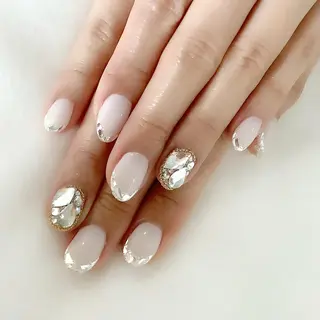 ネイル 💎🐰 saki. m 🐰💎のネイルデザイン