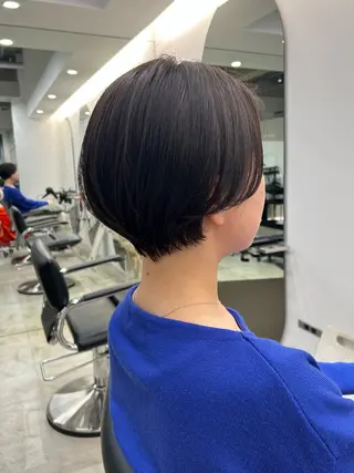 ショート カラー 山下夕月 ショート🫧ボブのヘアスタイル