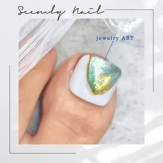 ネイル Seemly 千田町店所属・フラワーパラジェル 🌸シームリーエミのネイルデザイン