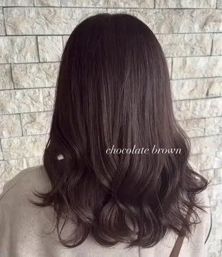 セミロング カラー 透明感カラー／ 艶感カラー／RAMUのヘアスタイル