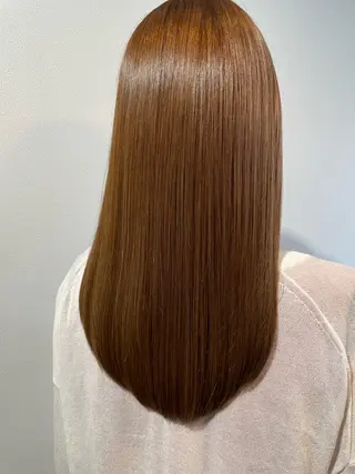 セミロング カラー 斉藤 一樹のヘアスタイル