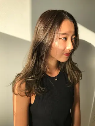 カラー nono/パーマ /顔まわりカット🐈のヘアスタイル