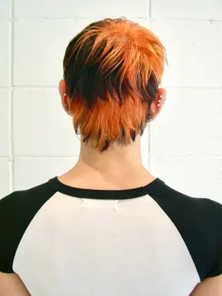 ショート カラー メンズ メンズカット/ スパイキーショートのヘアスタイル