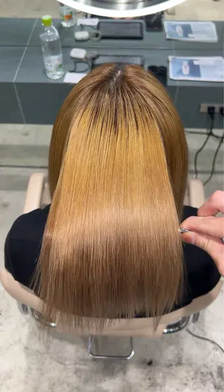 ミディアム ✨髪質改善 縮毛矯正 艶髪 立川 コウキ✨のヘアスタイル