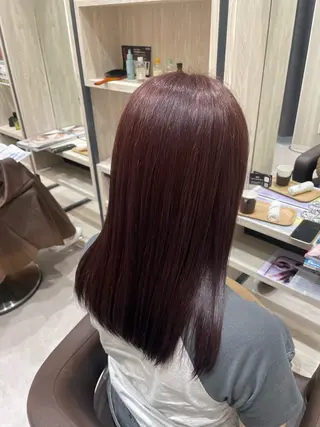 ロング 下村 和香奈のヘアスタイル