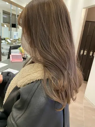 セミロング 💎【髪質改善カラー 艶髪×縮毛矯正】💎のヘアスタイル