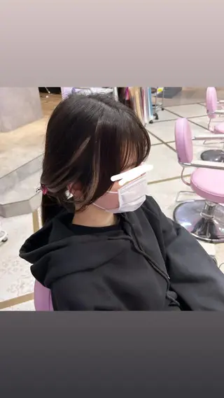 ミディアム Hui.所属・縮毛矯正・髪質改善 特化 出納 直起のヘアスタイル