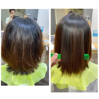 高難易度縮毛矯正　春日井　Soea(ソイア)所属・多久間 喬介のヘアスタイル