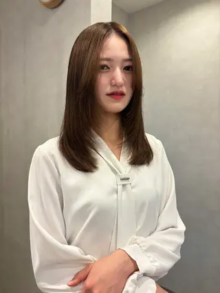 セミロング カラー LittleGarden所属・リトルガーデン/ yuka🧁‎‎のヘアスタイル