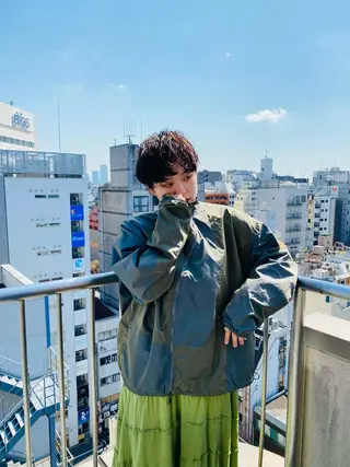 ショート メンズ yumeka🩶ボブ 暖色/透け感カラーのヘアスタイル