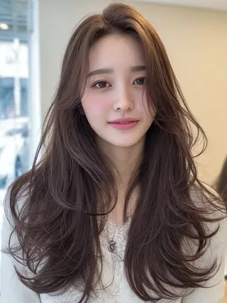 ロング 縮毛矯正/レイヤー カット⭐️SHOTAのヘアスタイル