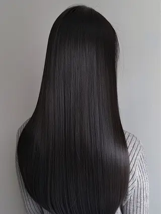 ロング パーマ はるか/阪急茨木/髪 質改善/透明感カラーのヘアスタイル