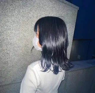 セミロング カラー ヘアアレンジ 🌿美髪縮毛矯正 のプロ安川🌿のヘアスタイル