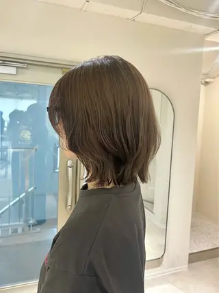 ミディアム カラー KANO🌷 ブリーチなしカラーのヘアスタイル