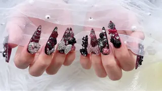 ネイル 長さだし/持込/ ins風ネイル/Umのネイルデザイン