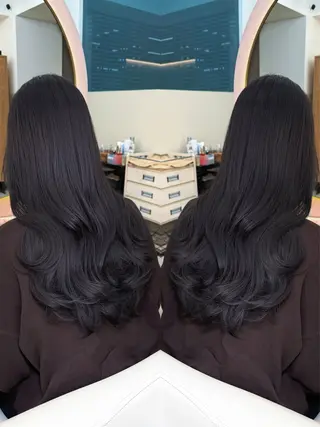 ロング カラー Bonheur銀座 🐰✨️タナカミサのヘアスタイル