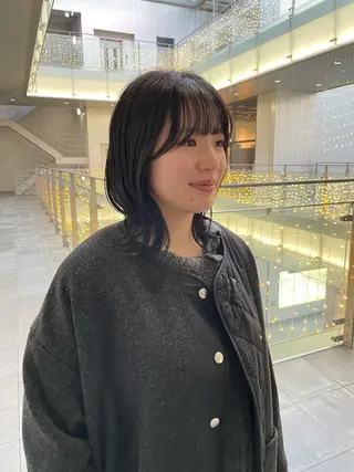 ミディアム 栄　mighty by H所属・不破一輝/栄/矢場町 ボブ/レイヤー/艶髪のヘアスタイル