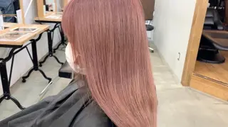 ロング カラー ヘアアレンジ ネイル ブリーチ特化 / share 元太のヘアスタイル