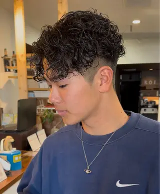 パーマ メンズ 年間2000名担当◎ パーマ職人/仲原佑樹のヘアスタイル