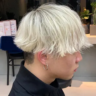 ショート カラー メンズ mee.urawa所属・似合わせショート×透 明感/やじまたかしのヘアスタイル