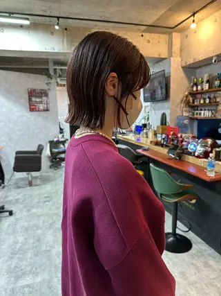 ショート C’LD hair  produce /シールドヘア所属・モテ髪/ボブ/ショー ト/アダチフウトのヘアスタイル